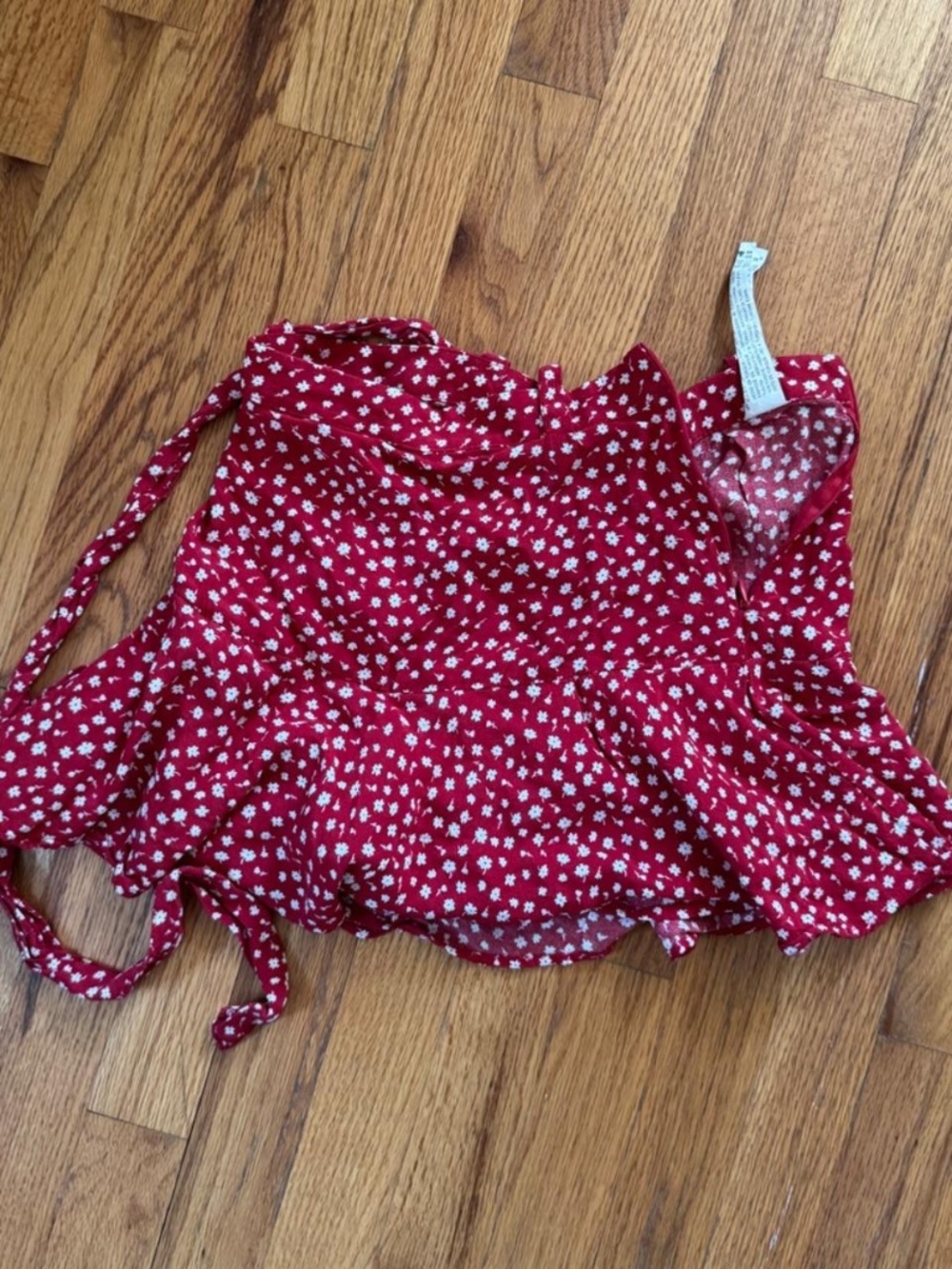 Zara Red and White Skirt - Picture 5 of 5